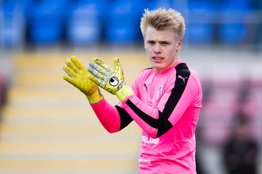 Halmstads målvakt Isak Pettersson
