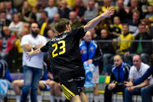 Sävehofs Viktor Ottosson jublar
