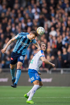Djurgårdens Niklas Gunnarsson och Norrköpings Sebastian