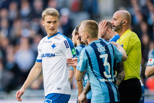 Norrköpings Sebastian Andersson och Djurgårdens Elliot