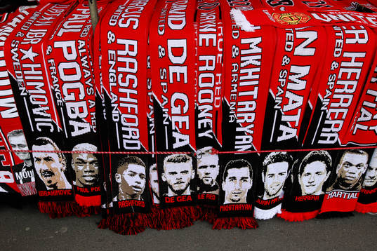 Fotboll, Europa League, semifinal, Manchester United -