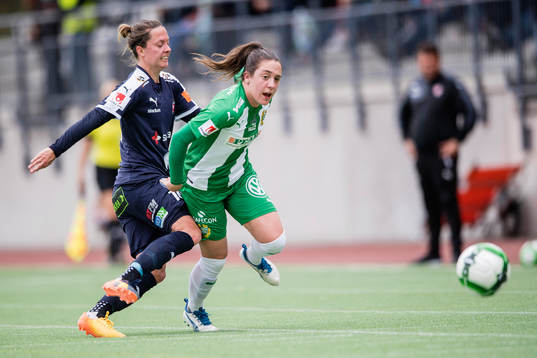 Rosengårds Lina Nilsson och Hammarbys Alma Nygren