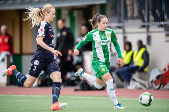 Rosengårds Amanda Ilestedt mot Hammarbys Alma Nygren