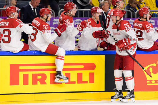 Danmarks Morten Madsen jublar