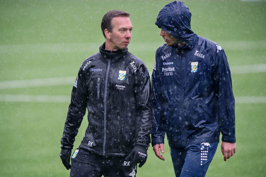 Fysio Roland Kaldus och Emil Salomonsson