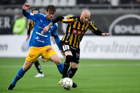 Halmstads Marcus Mathisen och Häckens Alexander Farnerud