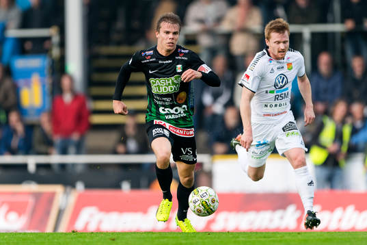Varbergs Elias Andersson och GAIS Dan Keat