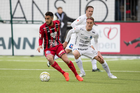 Östersunds Brwa Nouri  mot Sirius Kim Skoglund