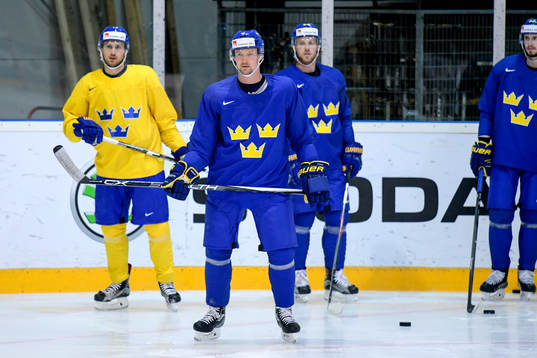 Marcus Krüger, Anton Strålman, Elias Lindholm och Oliver