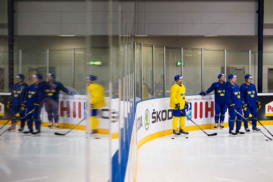 Joel Lundqvist, Elias Lindholm, Gabriel Landeskog och