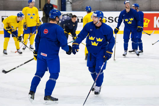 Philip Holm och Elias Lindholm jublar på Sveriges