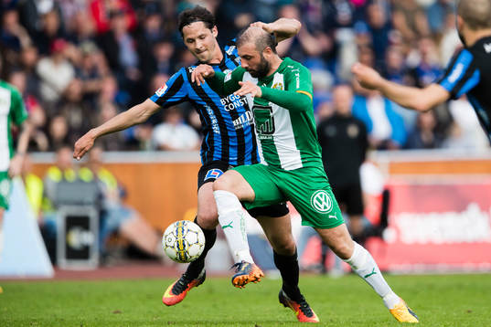 Sirius Philip Haglund och Hammarbys Kennedy Bakircioglu