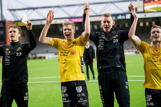 Elfsborgs Joakim Nilsson, Viktor Prodell och målvakt David