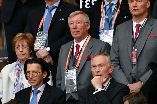 Manchester Uniteds före detta tränare Sir Alex Ferguson