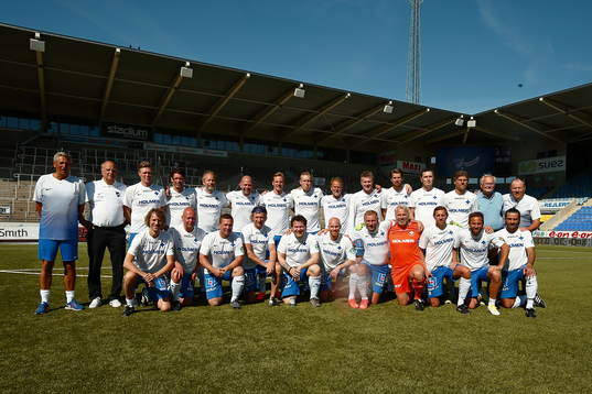 Bla gjennom flere bilder av Fotboll, Jubileumsmatch, Norrköping - Halmstad