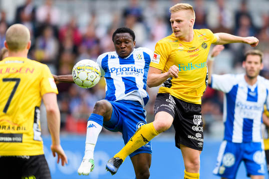 Elfsborgs Per Frick och IFK Göteborgs Lawson Sabah