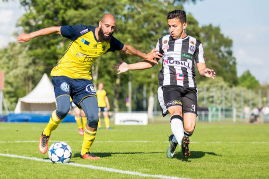 Ängelholms Akram Mansour och Landskronas Saber Azizi