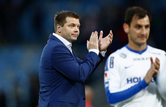 Norrköpings tränare Jens Gustafsson och Norrköpings