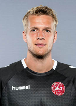  Jonas Lossl poserar för ett porträtt den 2 juni 2017 i Danmark