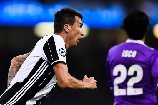 Juventus Mario Mandzukic jublar
