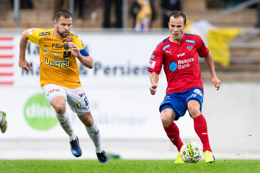 Falkenbergs David Svensson och Helsingborgs Anton Wede