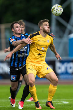 Halmstads Alexander Ruud Tveter och Sirius Niklas Busch Thor