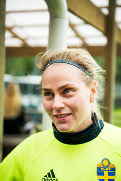 Lisa Dahlkvist intervjuas