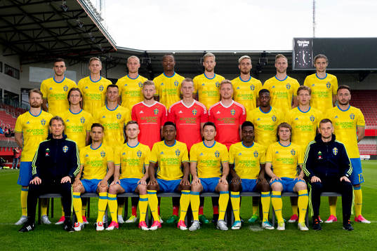 övre raden från vänster: Egzon Binaku, Joakim Nilsson,