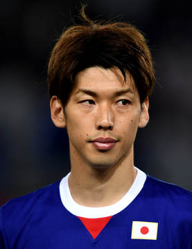  Yuya Osako, Japan, poserar för ett porträtt den 8 juni 2017