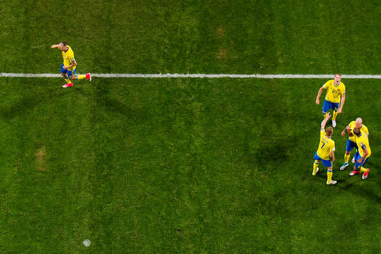 Sveriges Ola Toivonen, Sebastian Larsson, Andreas Granqvist