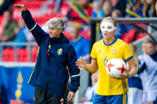 Sveriges förbundskapten Pia Sundhage