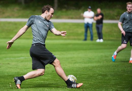 Frölundas målvakt Johan Gustafsson