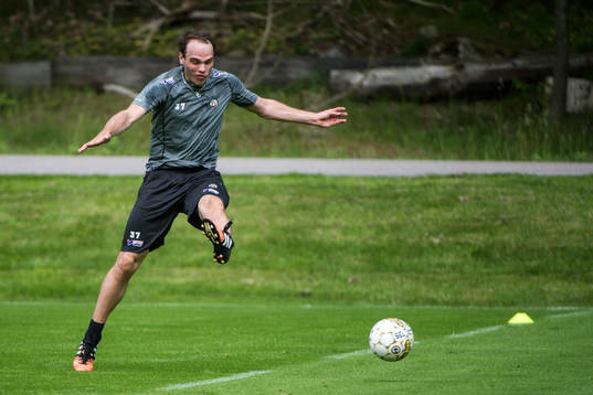 Frölundas målvakt Johan Gustafsson