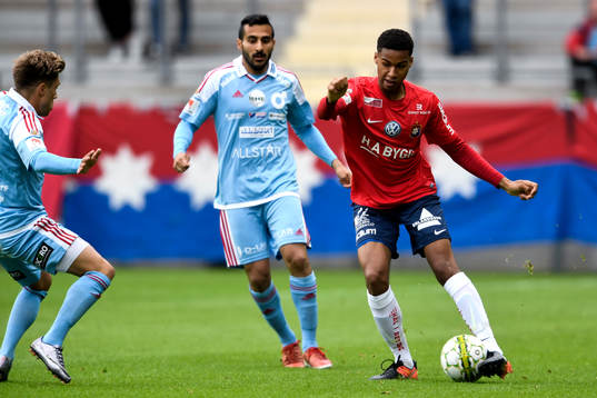 Degerfors Sargon Abraham och Örgrytes Jens Cajuste