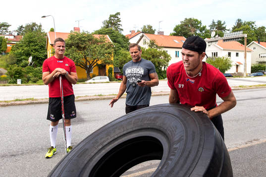 Tränare Roger Rönnberg, Fystränare Pär Edlund och