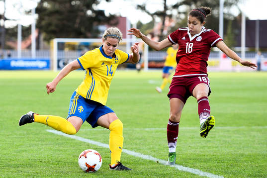Sveriges Hanna Folkesson och Mexikos Yamile Franco