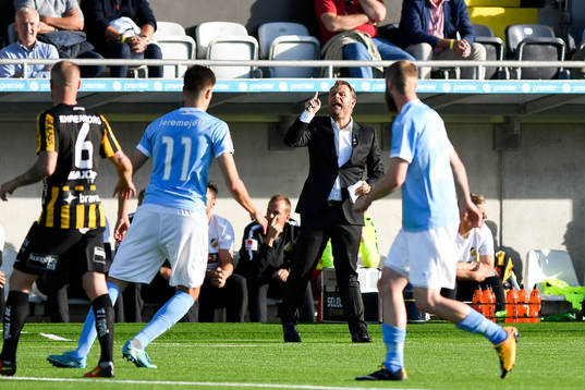 Häckens tränare Mikael Stahre