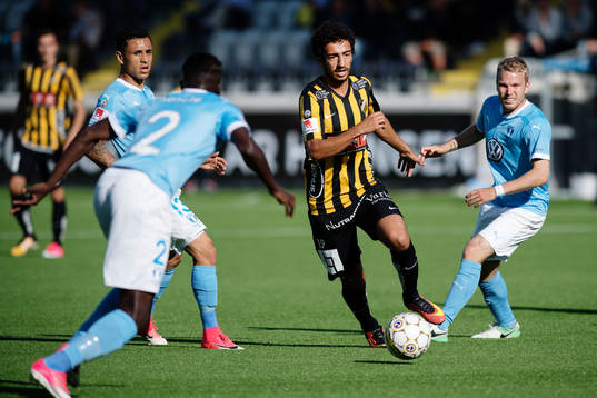 Malmö FFs Pa Konate, Yoshimar Yotún och Oscar Lewicki