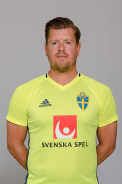Jesper Ljung, Tränare i P17/00-landslaget poserar för porträtt den 11 juli 2017 i Stockholm.