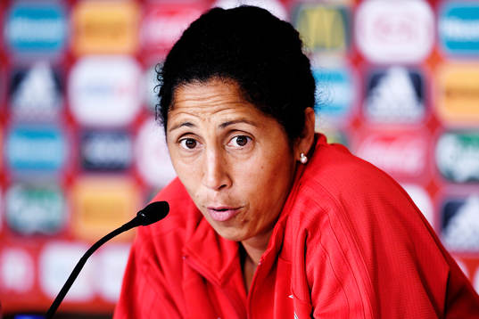 Förbundskapten Steffi Jones