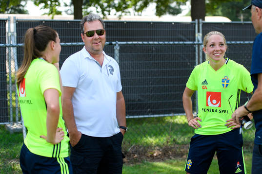 Pauline Hammarlund, Kopparberg Göteborgs tränare Stefan