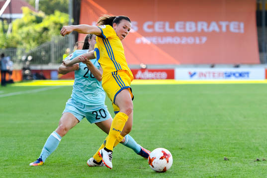 Sveriges  Jessica Samuelsson och Rysslands Margarita