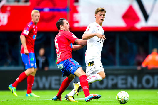 Helsingborgs Johan Persson och Örgrytes Albin Skoglund