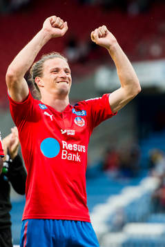Helsingborgs Jesper Lange jublar