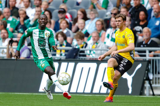 Hammarbys Pa Amat Dibba och Elfsborgs Jesper Manns