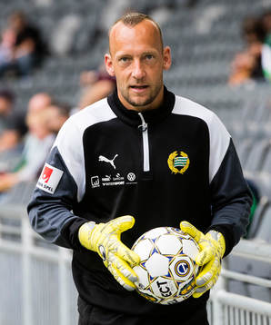 Hammarbys målvakt Benny Lekström