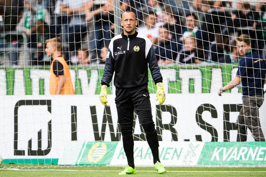 Hammarbys målvakt Benny Lekström