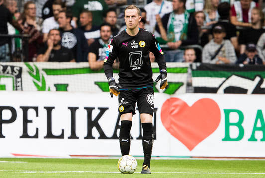 Hammarbys målvakt Ögmundur Kristinsson