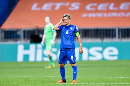 Italiens Melania Gabbiadini i matchen mellan Sverige och Italien