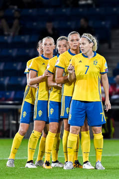 Sveriges Stina Blackstenius , Linda Sembrant , Fridolina